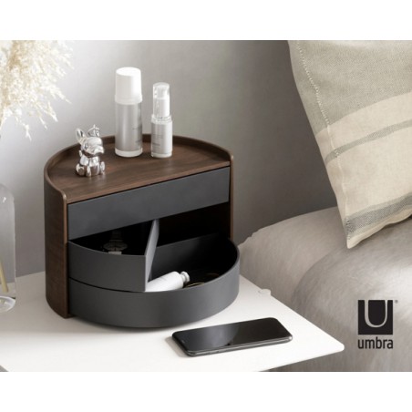 UMBRA pojmenik na biżuterie MOONA ciemno-brązowy