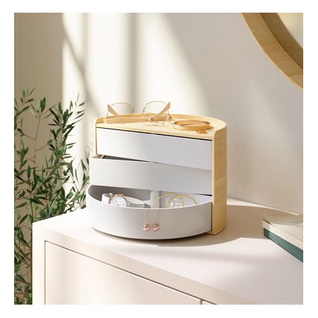 UMBRA pojemnik na biżuterie MOONA biały