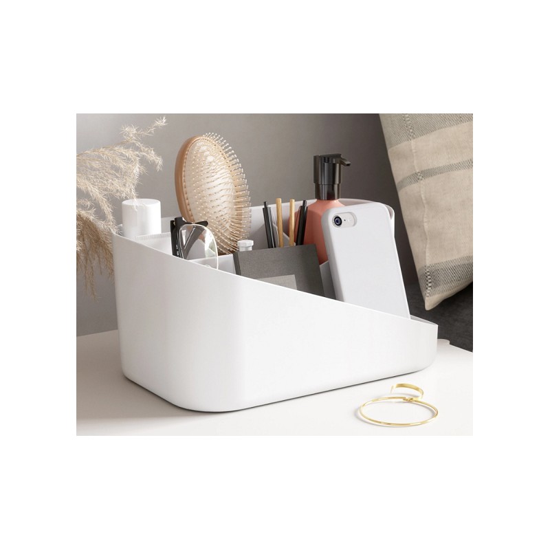 UMBRA organizer kosmetyków GLAM biało-szary