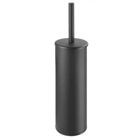 Stella Classic Szczotka WC wysoka wolnostojąca / metalowy pojemnik, wkład z tworzywa, czarny mat