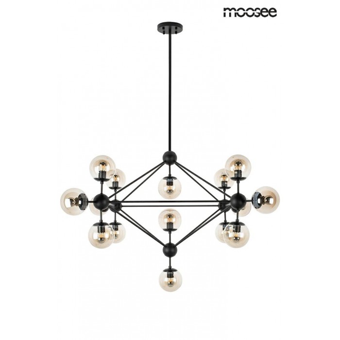 MOOSEE lampa wisząca ASTRIFERO 15 czarna /...