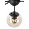 MOOSEE lampa wisząca ASTRIFERO 15 czarna / bursztynowa