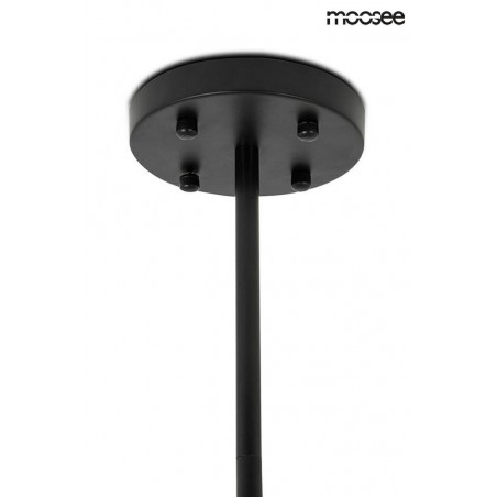 MOOSEE lampa wisząca ASTRIFERO 15 czarna / bursztynowa