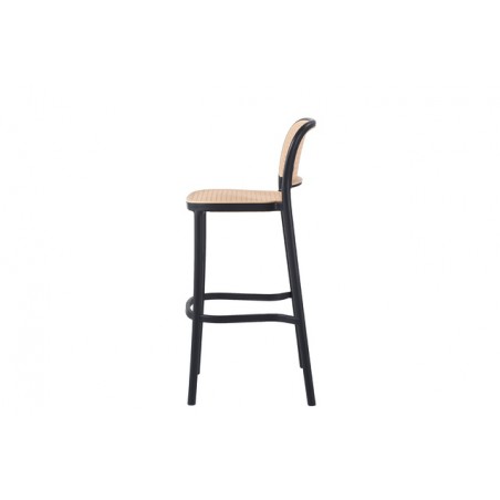 Krzesło barowe WICKY czarne
