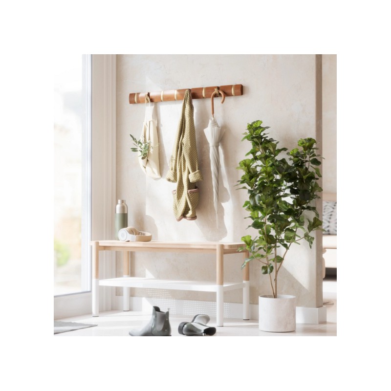 UMBRA wieszak ścienny FLIP 8 brązowy