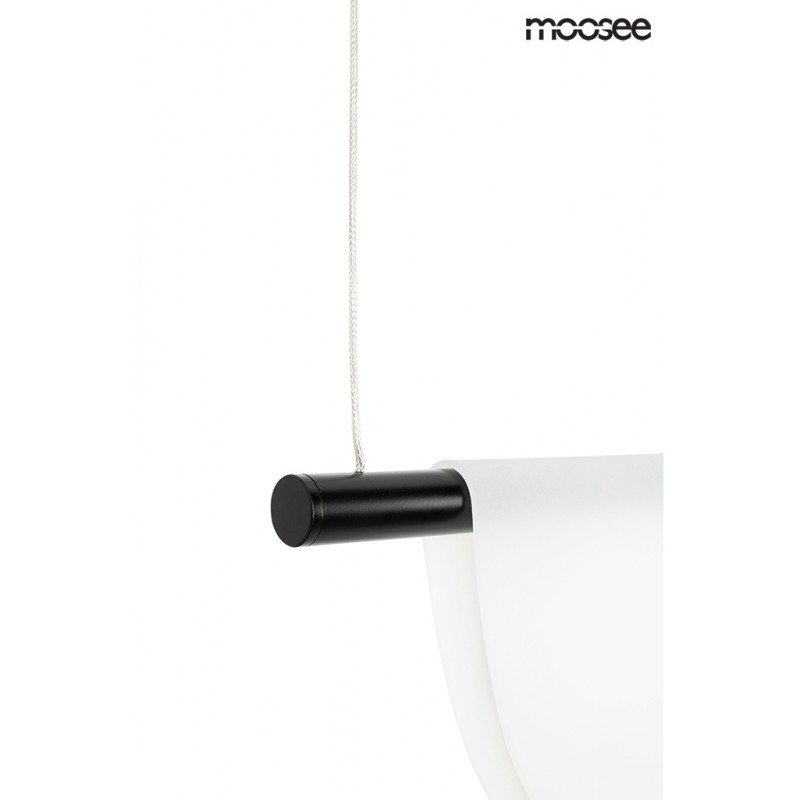 MOOSEE lampa wisząca LAVA czarna / bursztynowa