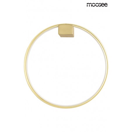 MOOSEE lampa ścienna CIRCLE WALL złota
