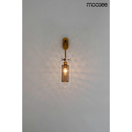 MOOSEE lampa ścienna LAMPION złota