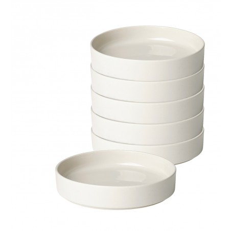 Blomus Talerz głęboki, PILAR, moonbeam, 6 sztuk