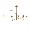 MOOSEE lampa wisząca PIAZETTA złota