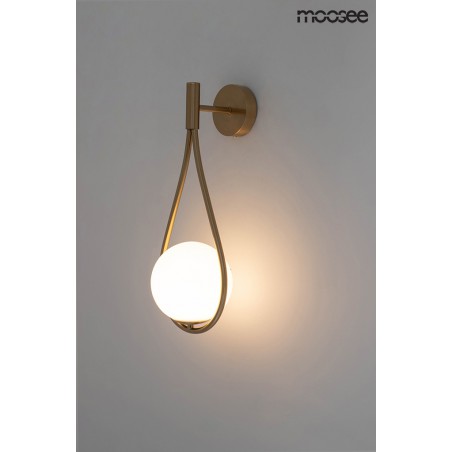 MOOSEE lampa ścienna ROMA złota