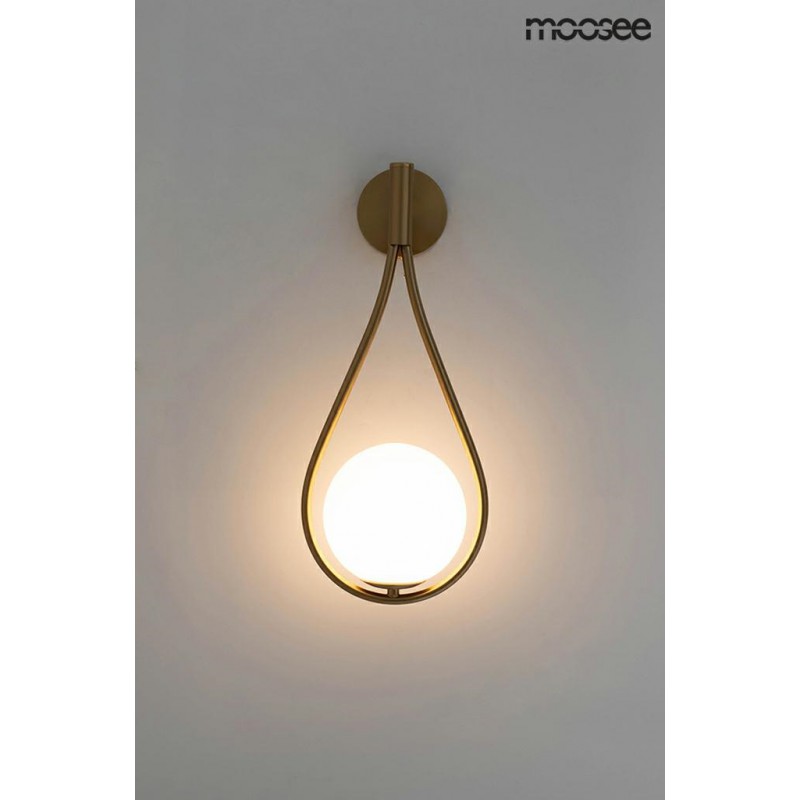 MOOSEE lampa ścienna ROMA złota