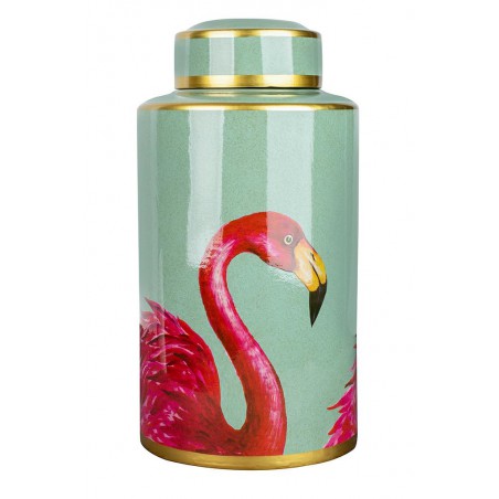KARE słoik dekoracyjny FLAMINGOS 39cm