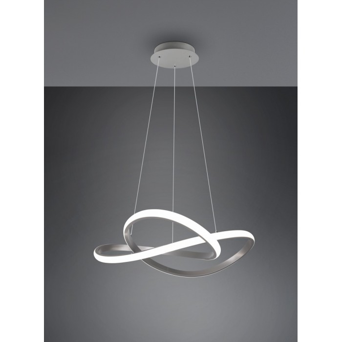 RL Lampa wisząca LED nowoczesna COURSE R32051407 srebrny i odcienie srebra