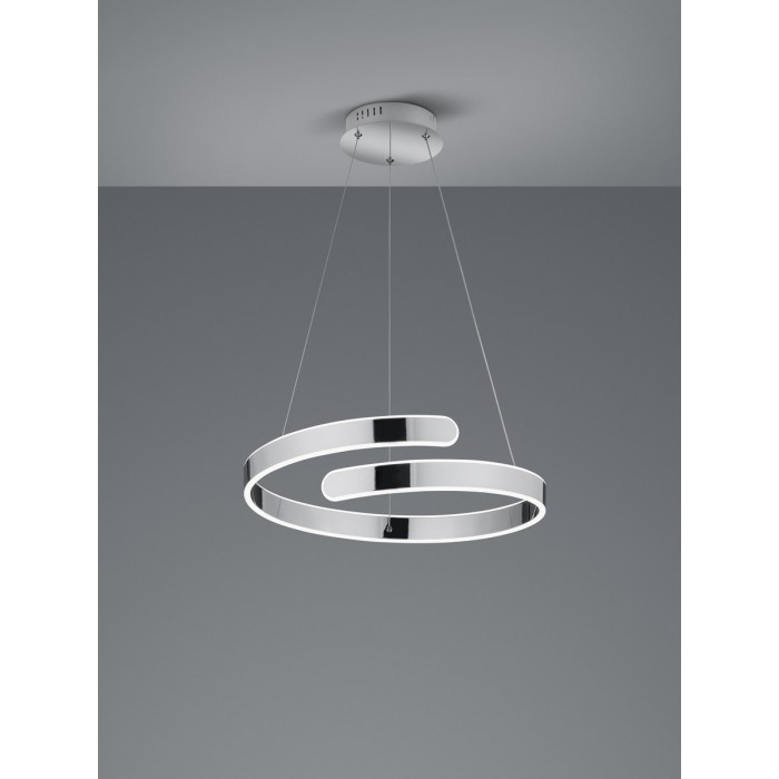 RL Lampa wisząca LED nowoczesna PARMA R37071106 srebrny i odcienie srebra