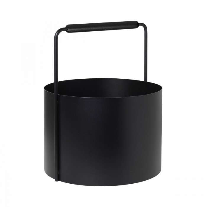 Blomus POJEMNIK NA DREWNO ASHI, BLACK