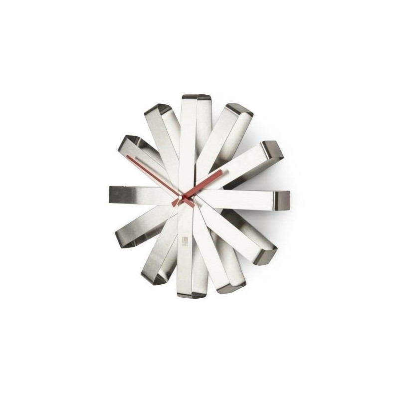 UMBRA zegar RIBBON  - stal