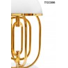 MOOSEE lampa stołowa BOTTEGA złota / biała