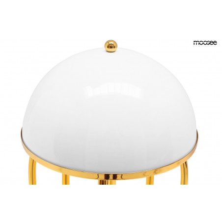 MOOSEE lampa stołowa BOTTEGA złota / biała