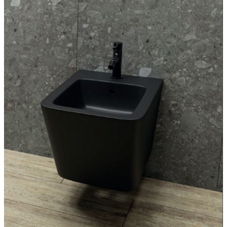 Lavita Lago Bidet Wiszący 48,5x34 czarny