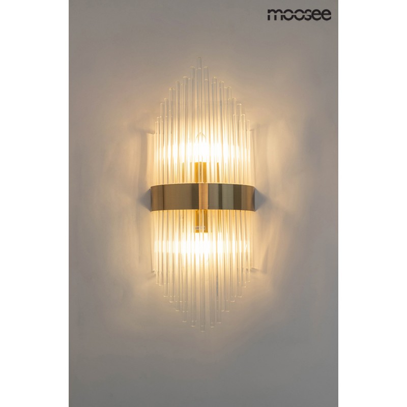 MOOSEE lampa ścienna FLORENS złota