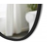 UMBRA lustro wiszące HUB OVAL 24x36 -czarne