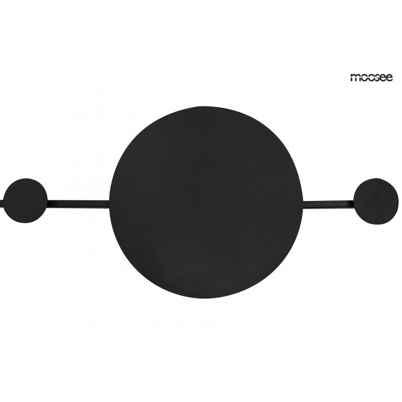 MOOSEE lampa ścienna SHADOW HANG z wieszakiem czarna