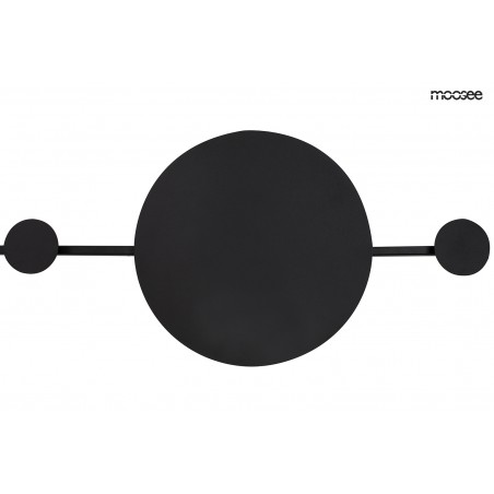 MOOSEE lampa ścienna SHADOW HANG z wieszakiem czarna