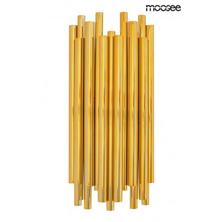 MOOSEE lampa ścienna TUBO złota