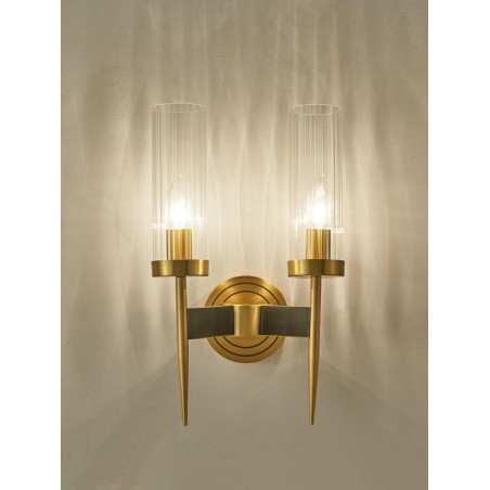 MOOSEE lampa ścienna TORCH TWIN złota