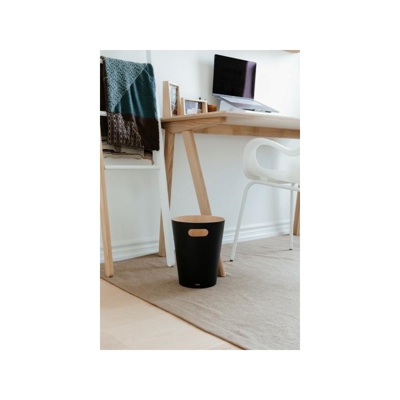 UMBRA kosz na śmieci WOODROW  - czarny