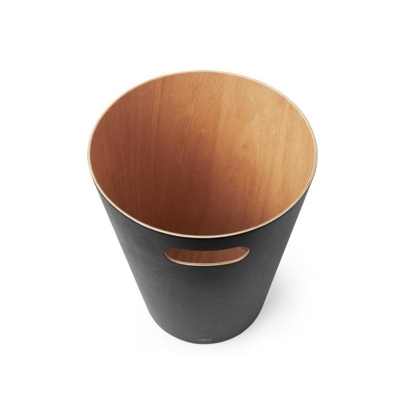 UMBRA kosz na śmieci WOODROW  - czarny