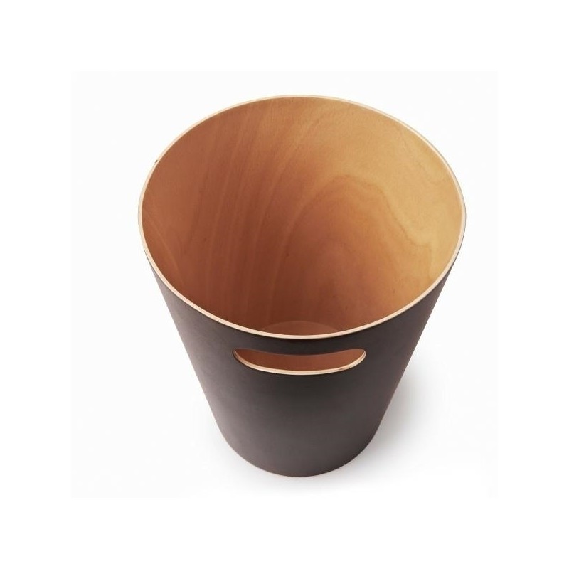 UMBRA kosz na śmieci WOODROW - espresso