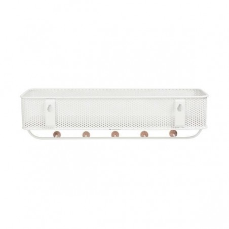 UMBRA wieszak z organizerem ESTIQUE biały