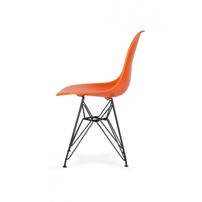 Krzesło DSR BLACK sycylijska pomarańcz