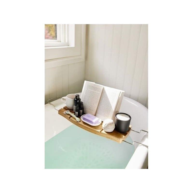 UMBRA półka na wannę AQUALA naturalna