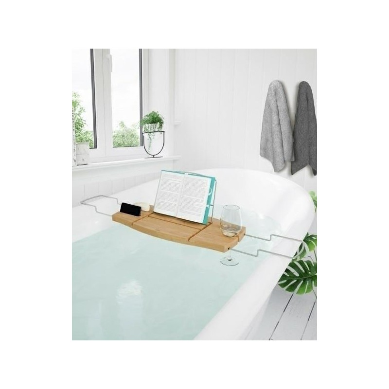 UMBRA półka na wannę AQUALA naturalna