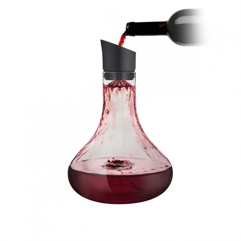 Blomus Karafka z dekanterem ALPHA, smoke