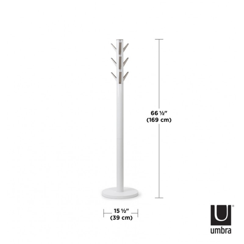 UMBRA wieszak na ubrania FLAPPER biały