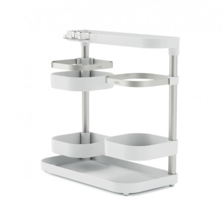 UMBRA organizer kuchenny HOLSTER biało / niklowany