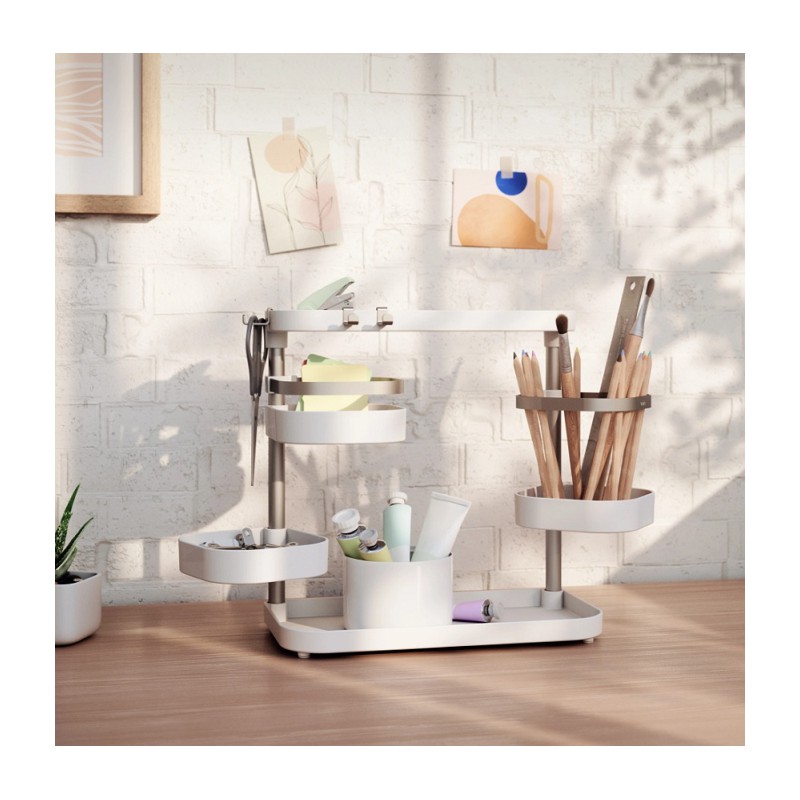 UMBRA organizer kuchenny HOLSTER biało / niklowany