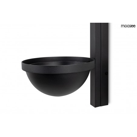 MOOSEE lampa ścienna PLANT WALL czarna