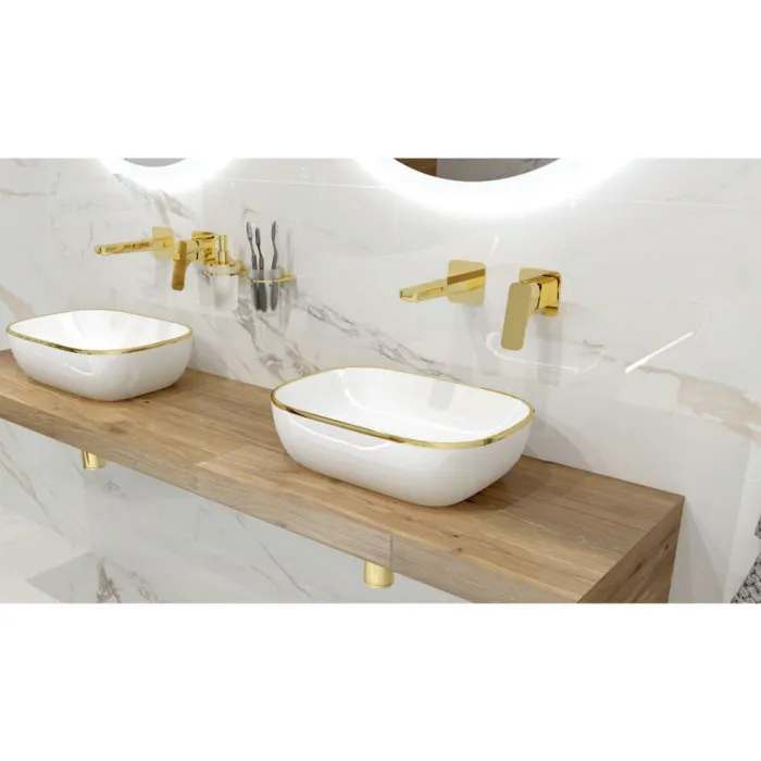 Lavita Costa umywalka nablatowa 46x32,5 biała...