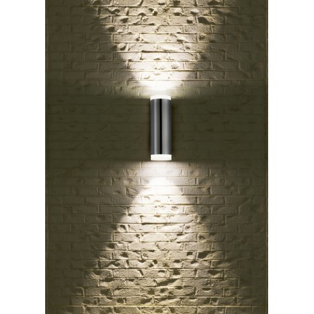 RL Lampa zewnętrzna ścienna ARACATI R28212107 srebrny i odcienie srebra