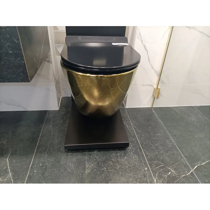 Lavita Sofi Slim Muszla Miska Wisząca WC złota...