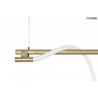 MOOSEE lampa wisząca SERPIENTE złota