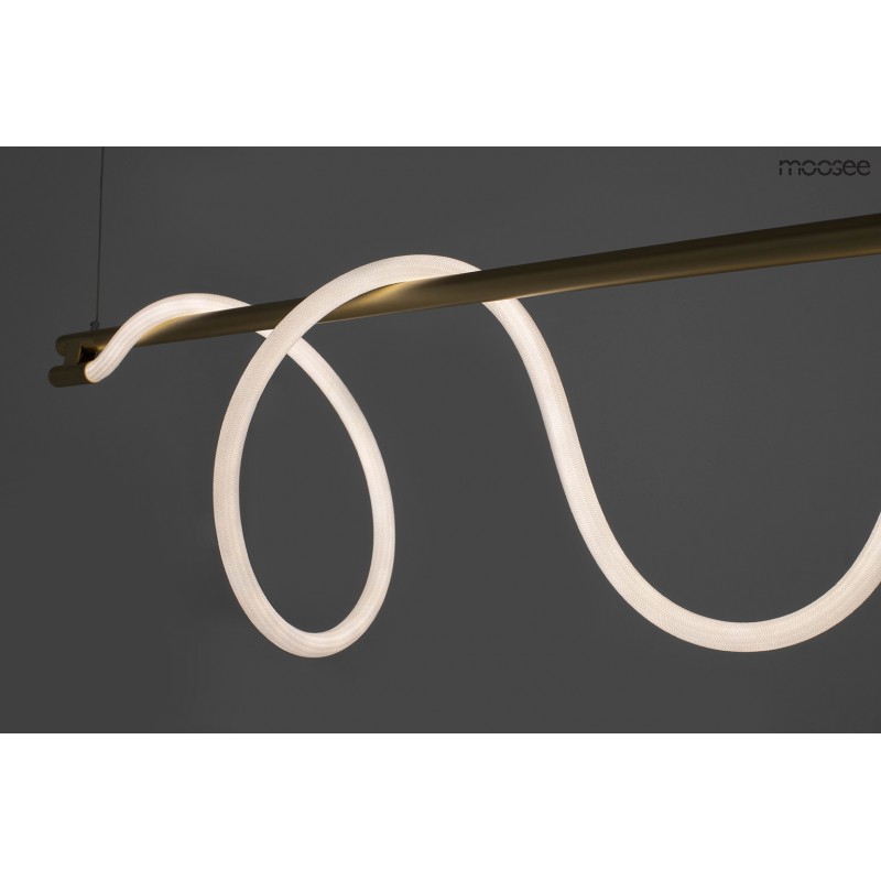 MOOSEE lampa wisząca SERPIENTE złota