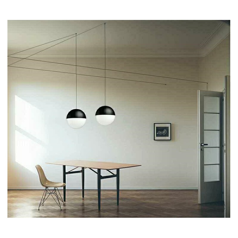 MOOSEE lampa ścienna BOWL DUO czarna