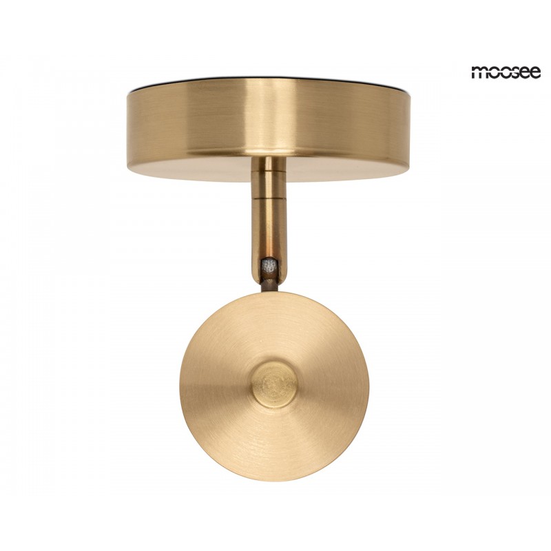MOOSEE lampa ścienna SPOT złota