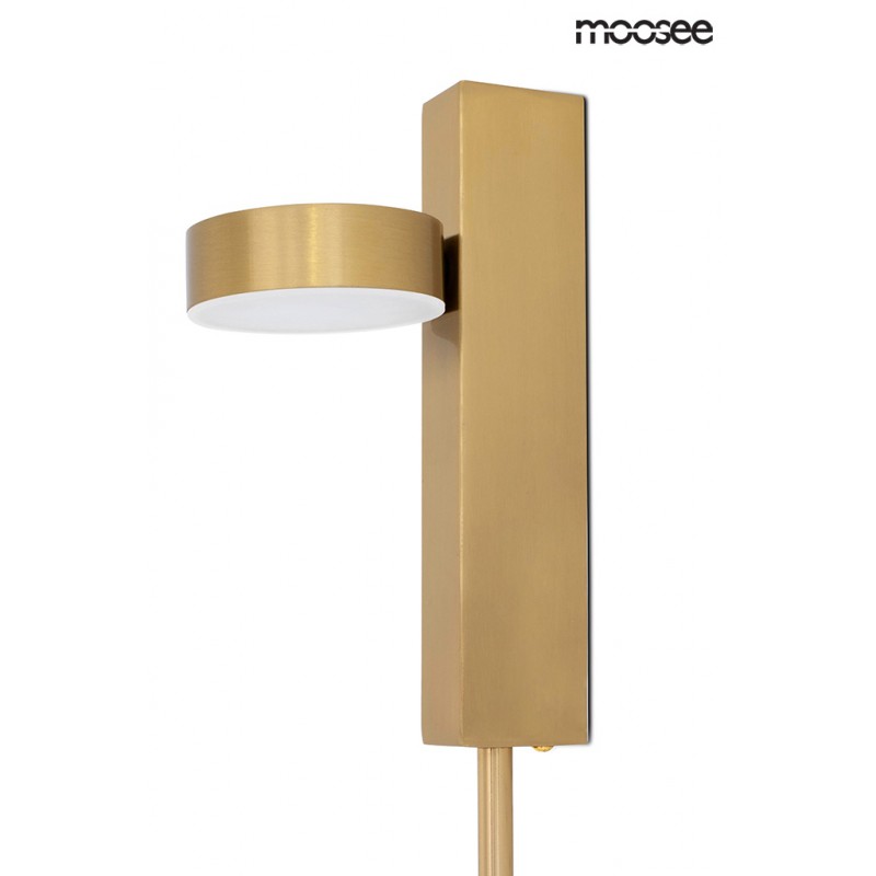 MOOSEE lampa ścienna CLARID GOLD złota